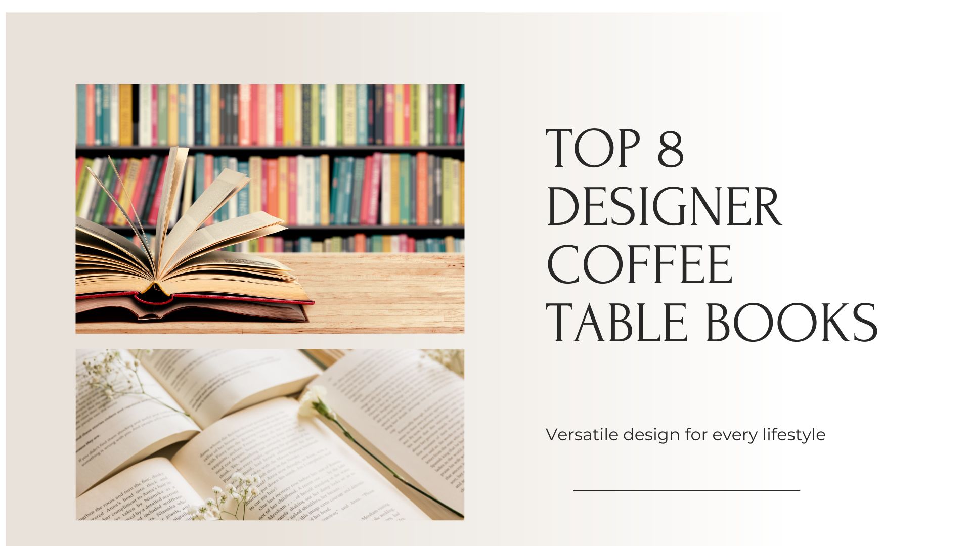 Top 8 designer coffee table books